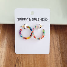 Load image into Gallery viewer, Cam Mini Hoops - Fiesta