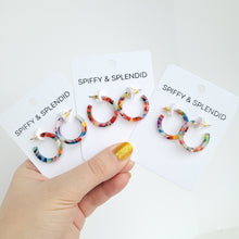 Load image into Gallery viewer, Cam Mini Hoops - Fiesta