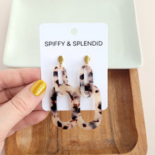 Load image into Gallery viewer, Chrissy Earrings - Blonde Tortoise