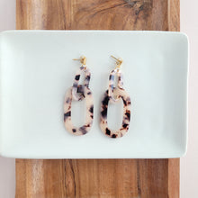 Load image into Gallery viewer, Chrissy Earrings - Blonde Tortoise