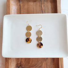 Load image into Gallery viewer, Evelyn Earrings - Tortoise