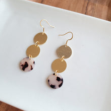 Load image into Gallery viewer, Evelyn Earrings - Blonde Tortoise