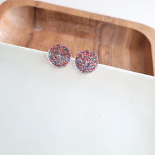 Load image into Gallery viewer, Sophie Studs - Rainbow Glitter
