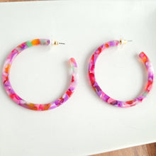 Load image into Gallery viewer, Cameron Hoops - Paradise Pink