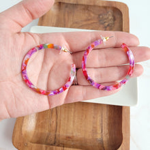 Load image into Gallery viewer, Cameron Hoops - Paradise Pink