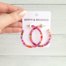 Load image into Gallery viewer, Cameron Hoops - Paradise Pink