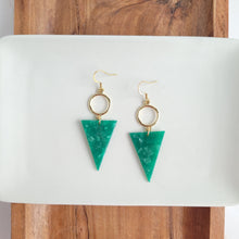 Load image into Gallery viewer, Olivia Earrings - Green