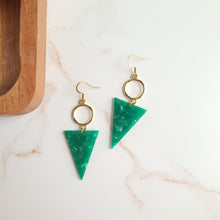 Load image into Gallery viewer, Olivia Earrings - Green