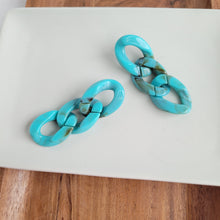 Load image into Gallery viewer, Brooklyn Earrings - Turquoise