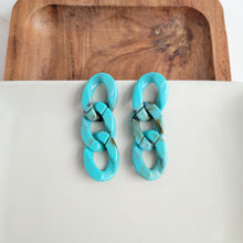 Load image into Gallery viewer, Brooklyn Earrings - Turquoise