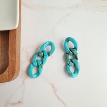 Load image into Gallery viewer, Brooklyn Earrings - Turquoise