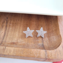 Load image into Gallery viewer, Liberty Star Studs - Silver