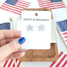 Load image into Gallery viewer, Liberty Star Studs - Silver