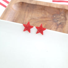 Load image into Gallery viewer, Liberty Star Studs - Red