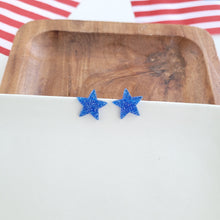 Load image into Gallery viewer, Liberty Star Studs - Blue