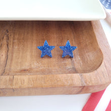 Load image into Gallery viewer, Liberty Star Studs - Blue