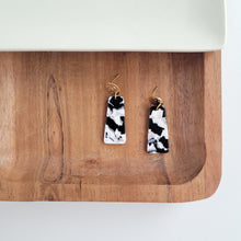 Load image into Gallery viewer, Mia Mini Earrings - Black & White