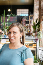 Load image into Gallery viewer, Aria Earrings - Aquamarine