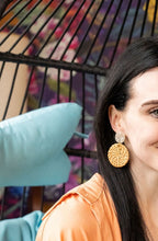 Load image into Gallery viewer, Dominica Earrings - Dark Rattan