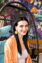 Load image into Gallery viewer, Dominica Earrings - Dark Rattan