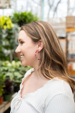 Load image into Gallery viewer, Cameron Hoops - Paradise Pink