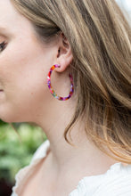 Load image into Gallery viewer, Cameron Hoops - Paradise Pink