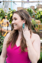 Load image into Gallery viewer, Brooklyn Earrings - Turquoise