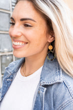 Load image into Gallery viewer, Lennox Earrings - Olive Tortoise