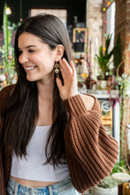 Load image into Gallery viewer, Evelyn Earrings - Tortoise