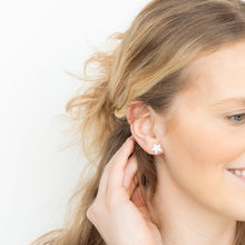 Load image into Gallery viewer, Star Studs- Pearly White
