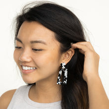 Load image into Gallery viewer, Avery Earrings - Black & White