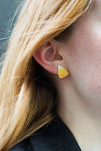 Load image into Gallery viewer, Candy Corn Studs
