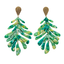 Load image into Gallery viewer, Palm Earrings - Green
