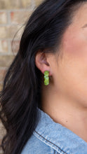 Load image into Gallery viewer, Ramona Hoops - Olive Green
