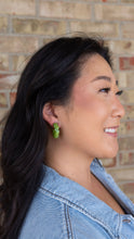 Load image into Gallery viewer, Ramona Hoops - Olive Green