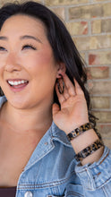 Load image into Gallery viewer, Cameron Hoops - Black &amp; Bronze