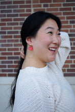 Load image into Gallery viewer, Sadie Earrings - Ruby Red
