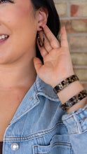 Load image into Gallery viewer, Cameron Hoops - Black &amp; Bronze