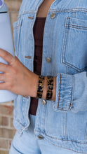 Load image into Gallery viewer, Brynn Bracelet - Black &amp; Bronze - Standard
