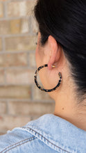Load image into Gallery viewer, Cameron Hoops - Black &amp; Bronze