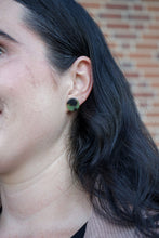Load image into Gallery viewer, Sophie Studs - Olive Tortoise
