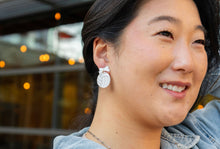 Load image into Gallery viewer, Bow Volleyball Earrings
