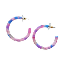 Load image into Gallery viewer, Camy Hoops - Cotton Candy