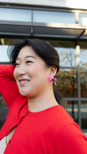 Load image into Gallery viewer, Darling Heart Earrings - Strawberry Fizz