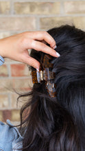 Load image into Gallery viewer, Catherine Hair Claw - Amber Dot