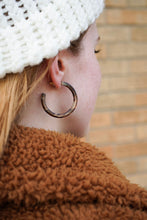 Load image into Gallery viewer, Camy Hoops - Coffee Shimmer
