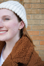 Load image into Gallery viewer, Blair Earrings - Coffee Shimmer
