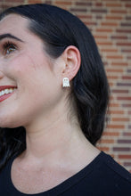 Load image into Gallery viewer, Mini Ghost Studs - White Shimmer
