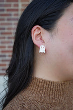 Load image into Gallery viewer, Ghost Studs - Light Pink Shimmer
