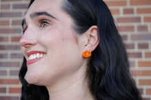 Load image into Gallery viewer, Pumpkin Patch Studs - Orange
